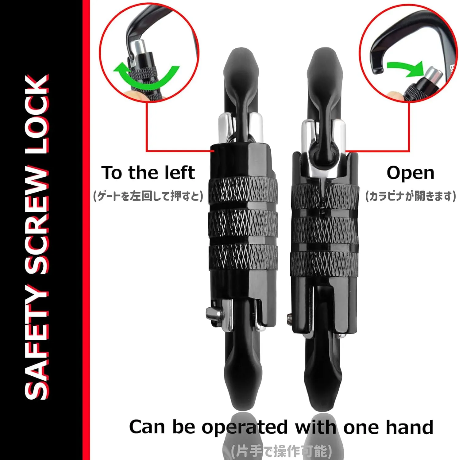 Azarxis Carabiner Clips, 12 25 kN Aluminium D Ring Heavy Duty Lightweight Caribeaners for Hammock, Camping, Hiking, Outdoor, Gym, Dog Leash, Backpack, Harness