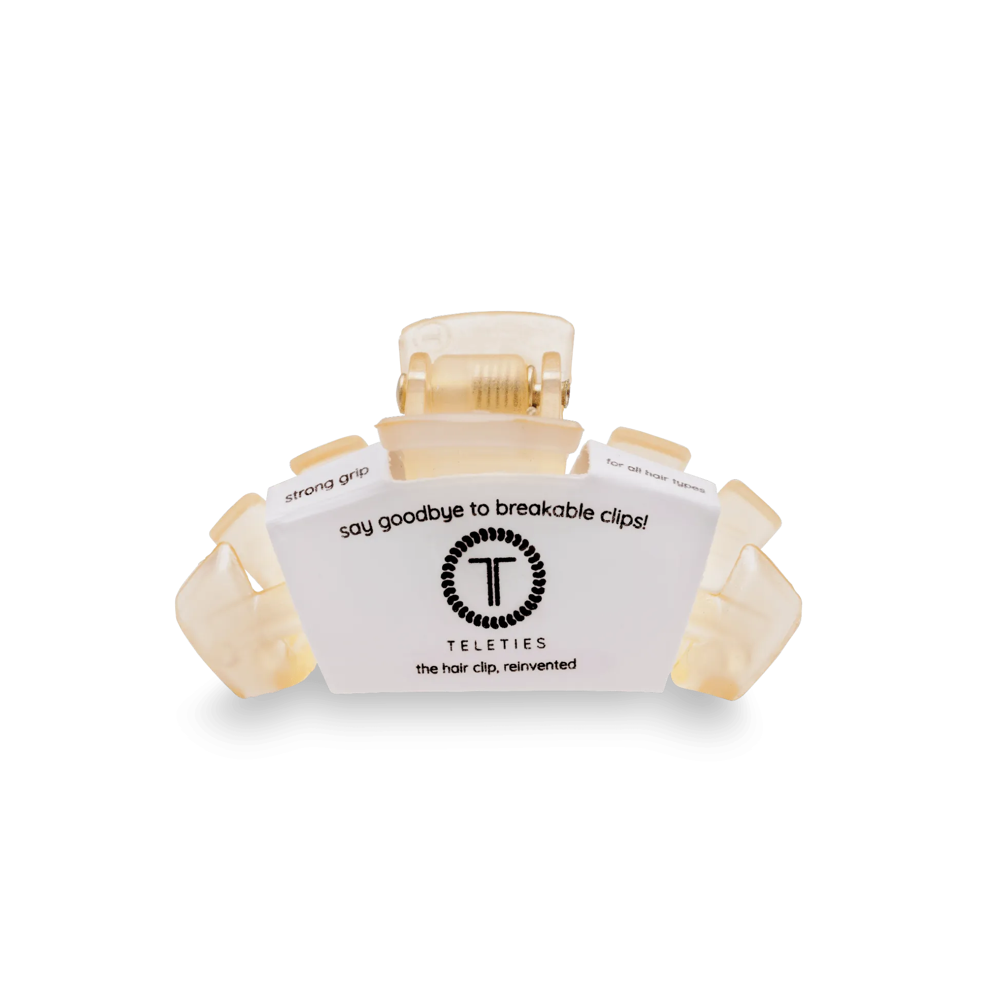 Classic Almond Beige Tiny Hair Clip
