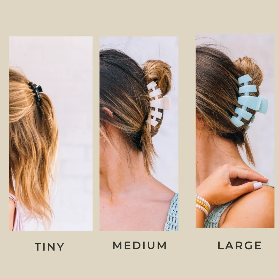 Classic Almond Beige Tiny Hair Clip