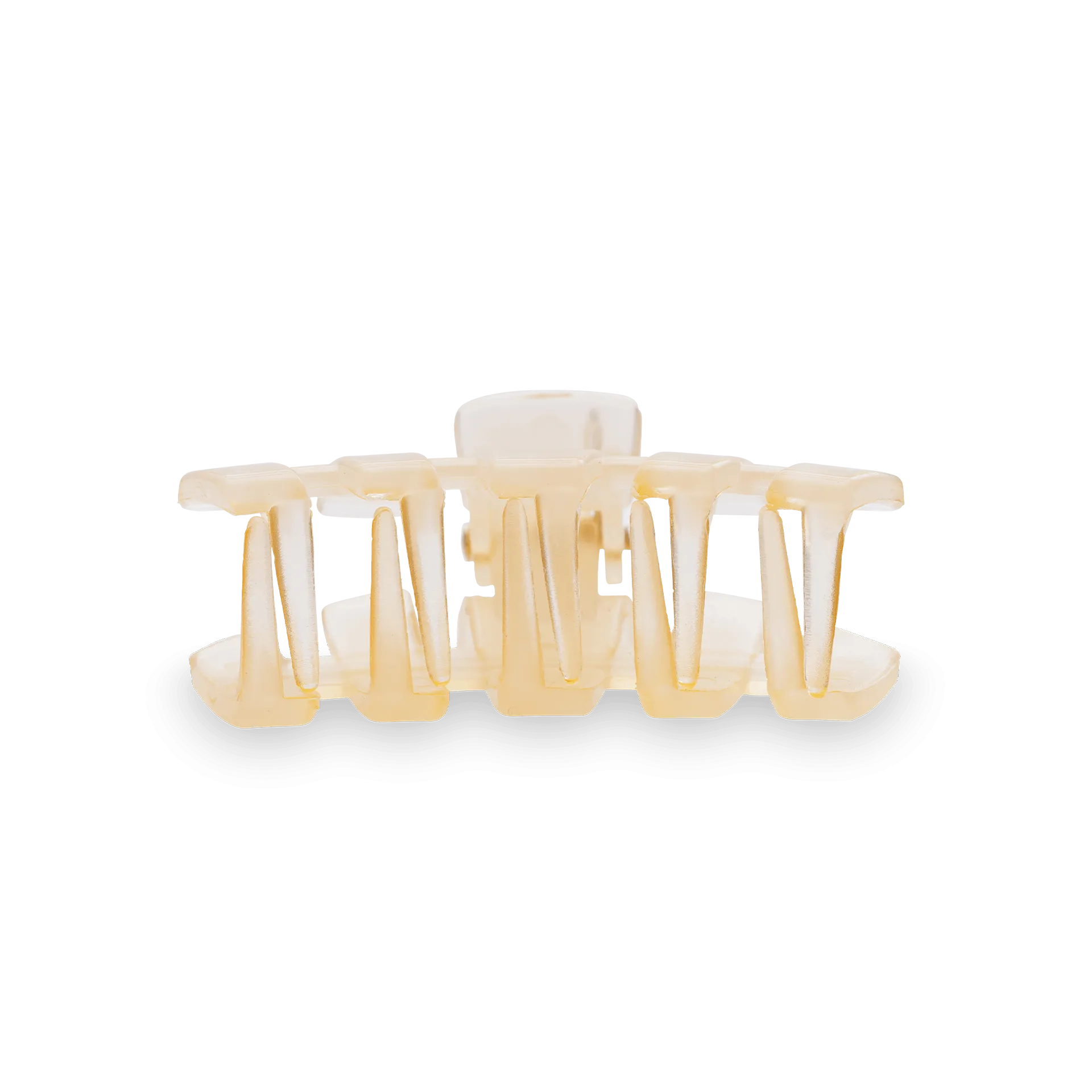 Classic Almond Beige Tiny Hair Clip