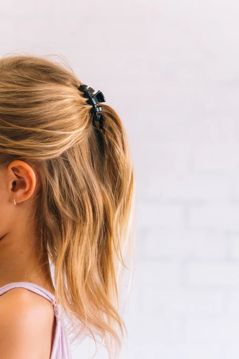 Classic Almond Beige Tiny Hair Clip