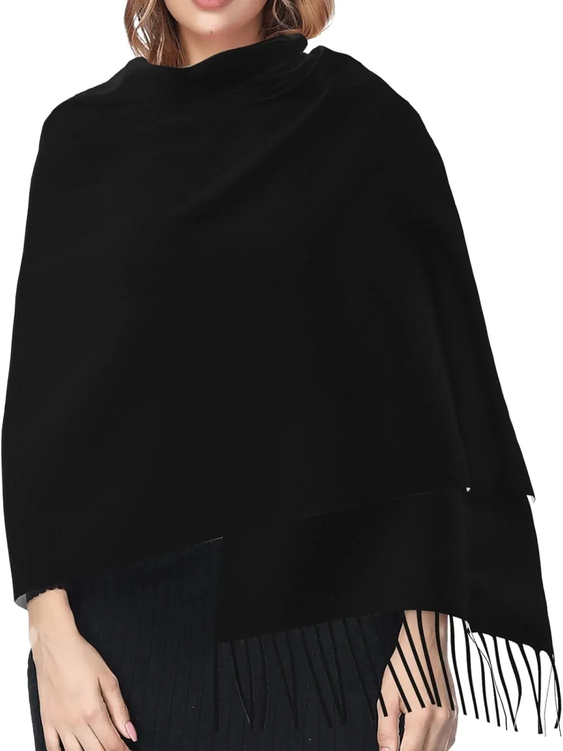 Custom Scarf Winter Shawl Wraps for Women Scarves Customize Photo Logo Text Cashmere Scarfs Warm Pashmina