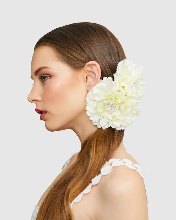 MARIA CLIPS (white / cream)