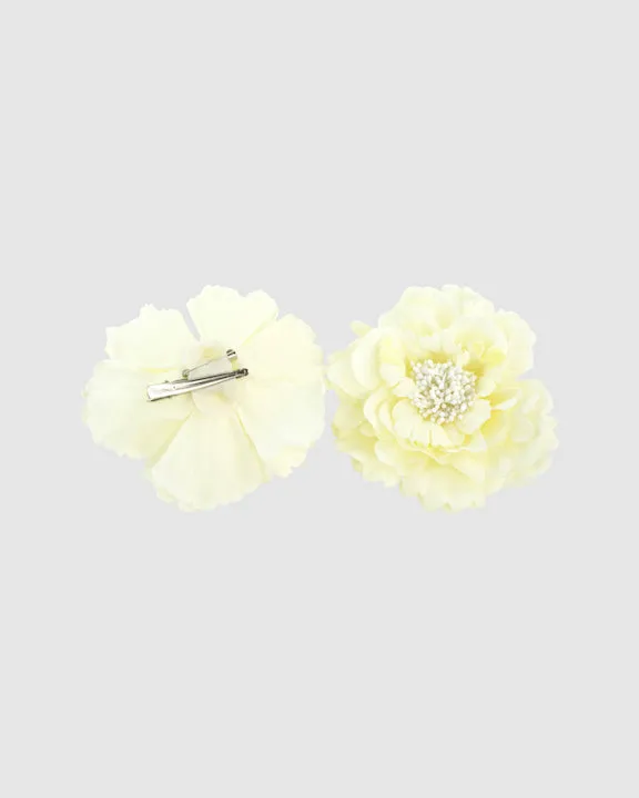 MARIA CLIPS (white / cream)