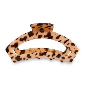 Open Blonde Tortoise Large Hair Clip