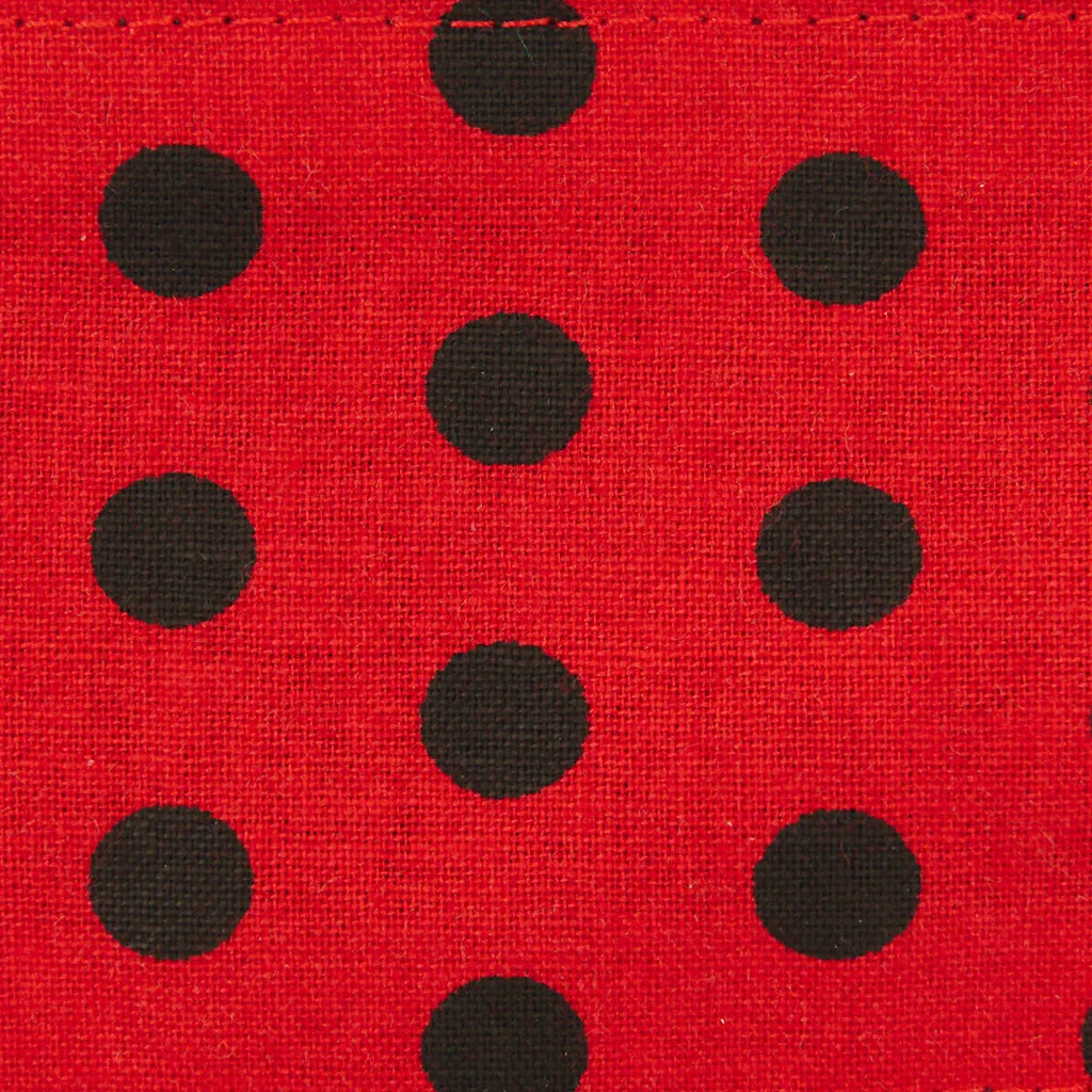 Red & Black Polka Dot Hair Tie