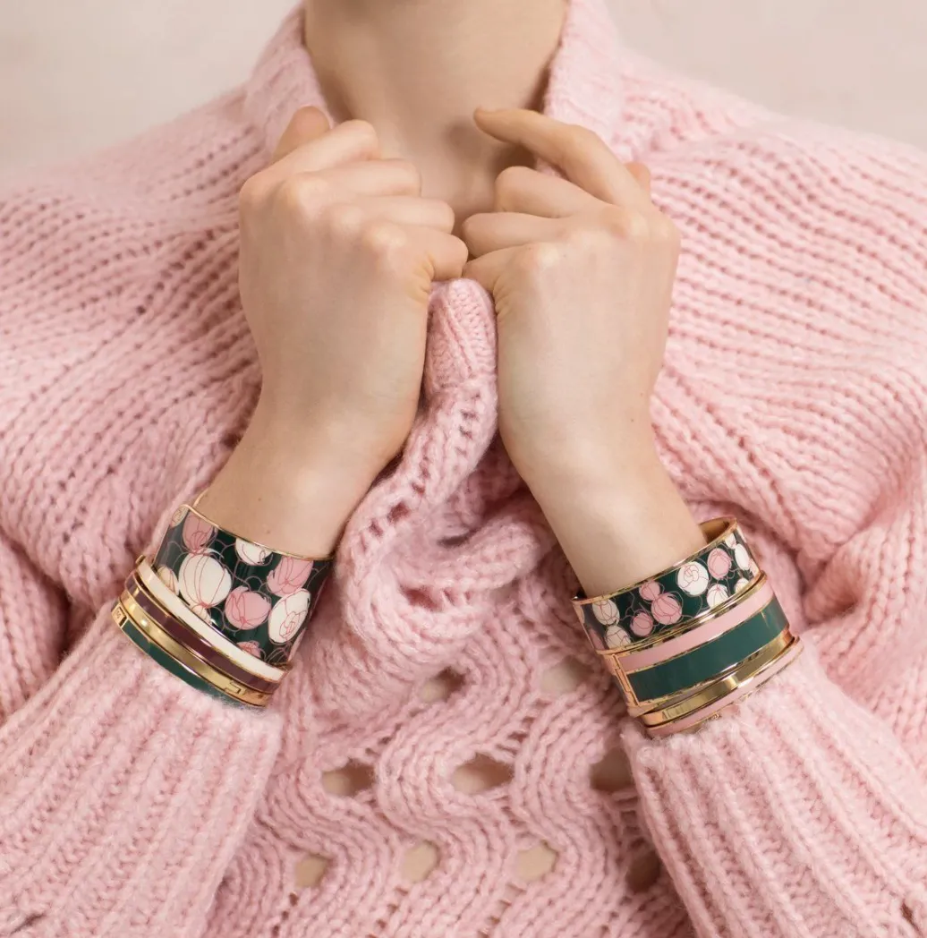 Rush bangle in powder pink
