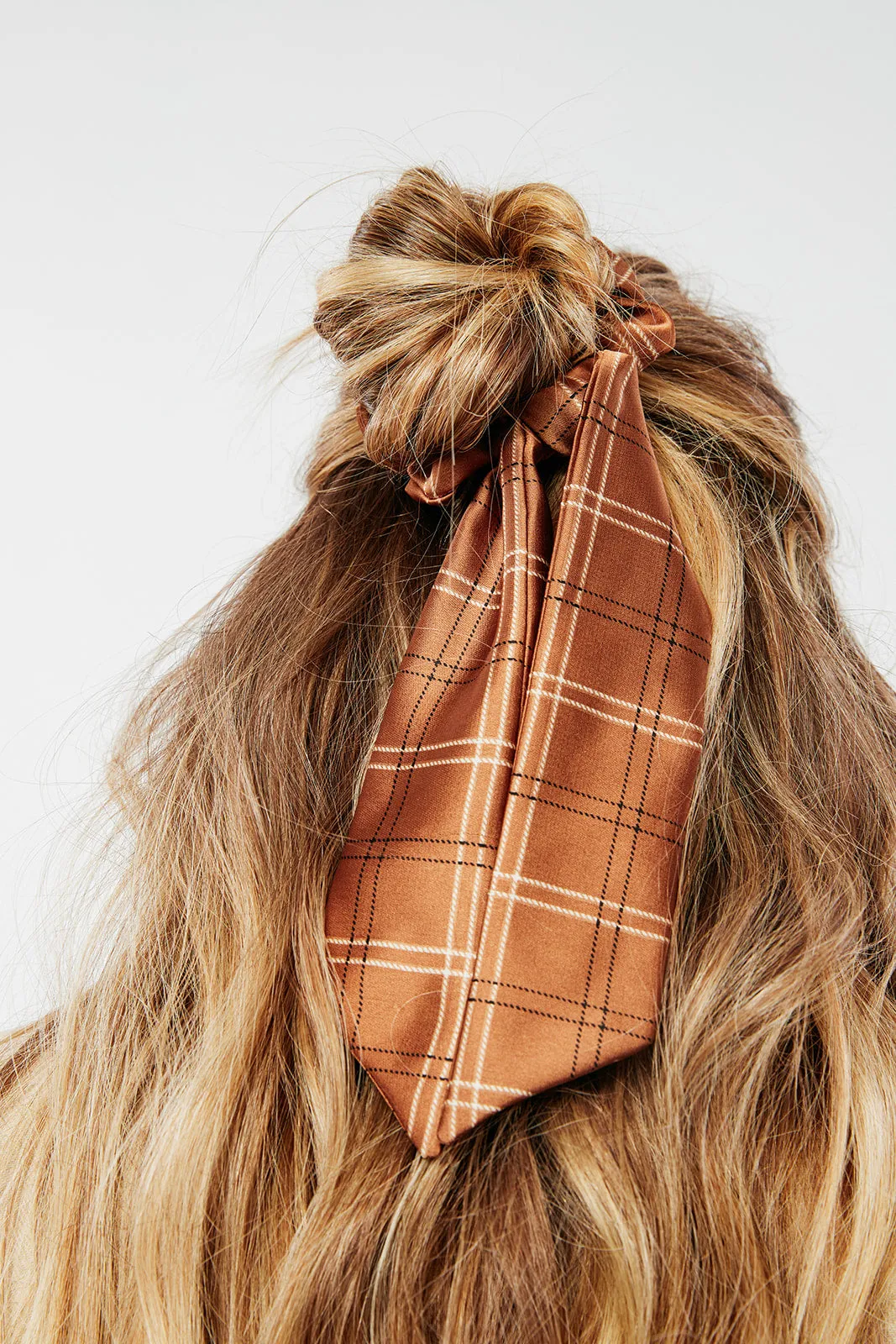 The Arden Scarf Scrunchie | Silky Fall Patterns | Low Pony Scarf | Multi-Use Accessory | Sophisticated Luxury Scrunchie