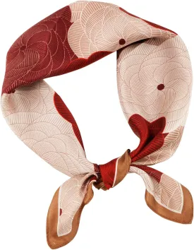 YOUR SMILE 100% Mulberry Silk Neck Scarf 21"x21" Small Square Head Scarves Hair Wraps for Women Gift Packed